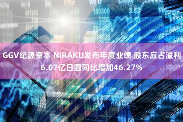 GGV纪源资本 NIRAKU发布年度业绩 股东应占溢利6.07亿日圆同比增加46.27%